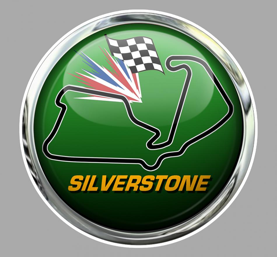 Sticker CIRCUIT SILVERSTONE : Couleur Course