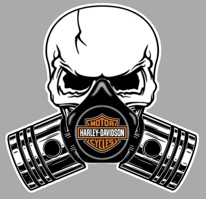 Sticker HARLEY DAVIDSON : Couleur Course