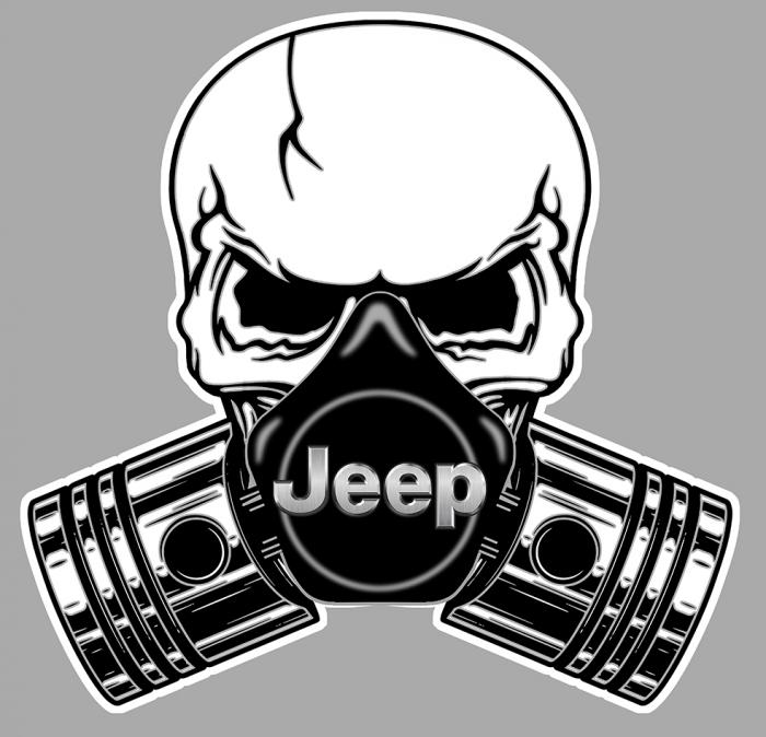 Sticker JEEP : Couleur Course