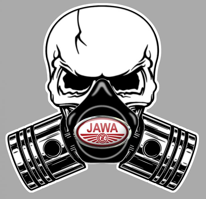 Sticker JAWA : Couleur Course