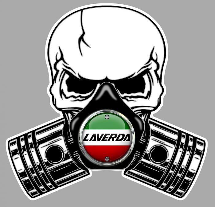 Sticker LAVERDA : Couleur Course