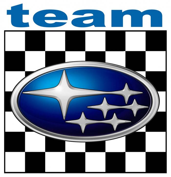 Sticker SUBARU TEAM : Couleur Course