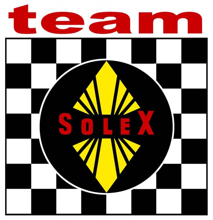 Sticker SOLEX TEAM : Couleur Course