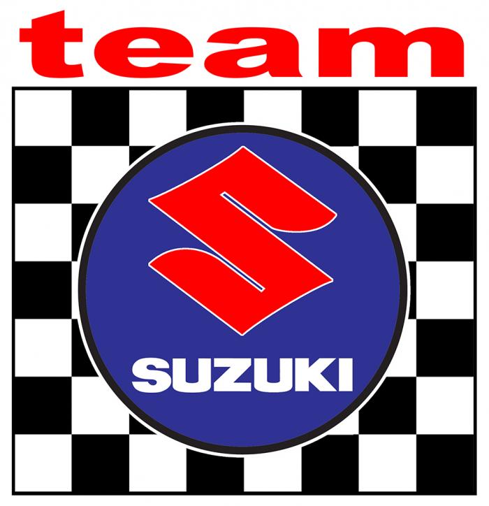 Sticker SUZUKI TEAM : Couleur Course