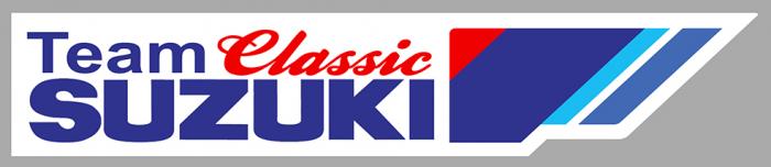 Sticker TEAM SUZUKI CLASSIC : Couleur Course