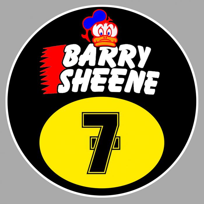 Sticker BARRY SHEENE  : Couleur Course