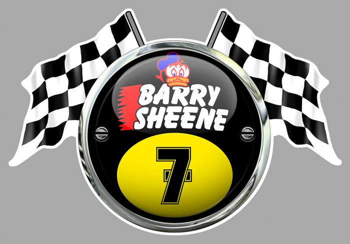 Sticker BARRY SHEENE  : Couleur Course