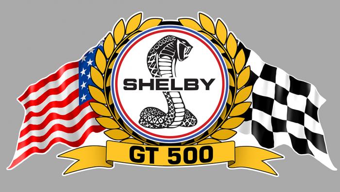 Sticker SHELBY GT500 : Couleur Course