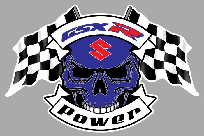 Sticker SUZUKI GSXR POWER : Couleur Course