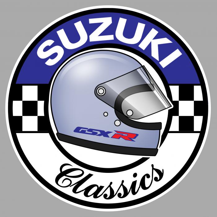 Sticker SUZUKI CLASSICS : Couleur Course