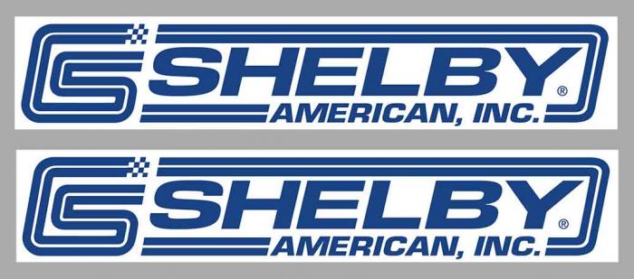 Sticker SHELBY FORD X 2 : Couleur Course