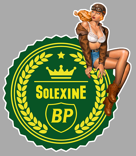 Sticker SOLEXINE PINUP : Couleur Course