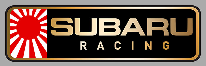 Sticker SUBARU RACING : Couleur Course