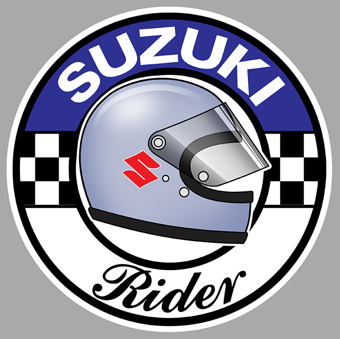 Sticker SUZUKI RIDER : Couleur Course