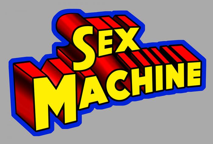 Sticker SEX MACHINE SUPERMAN : Couleur Course