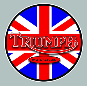 Sticker TRIUMPH : Couleur Course