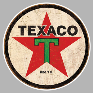 Sticker TEXACO  : Couleur Course