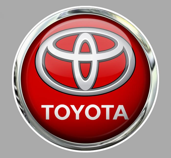 Sticker TOYOTA : Couleur Course