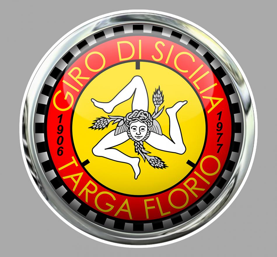 Sticker CIRCUIT TARGA FLORIO : Couleur Course