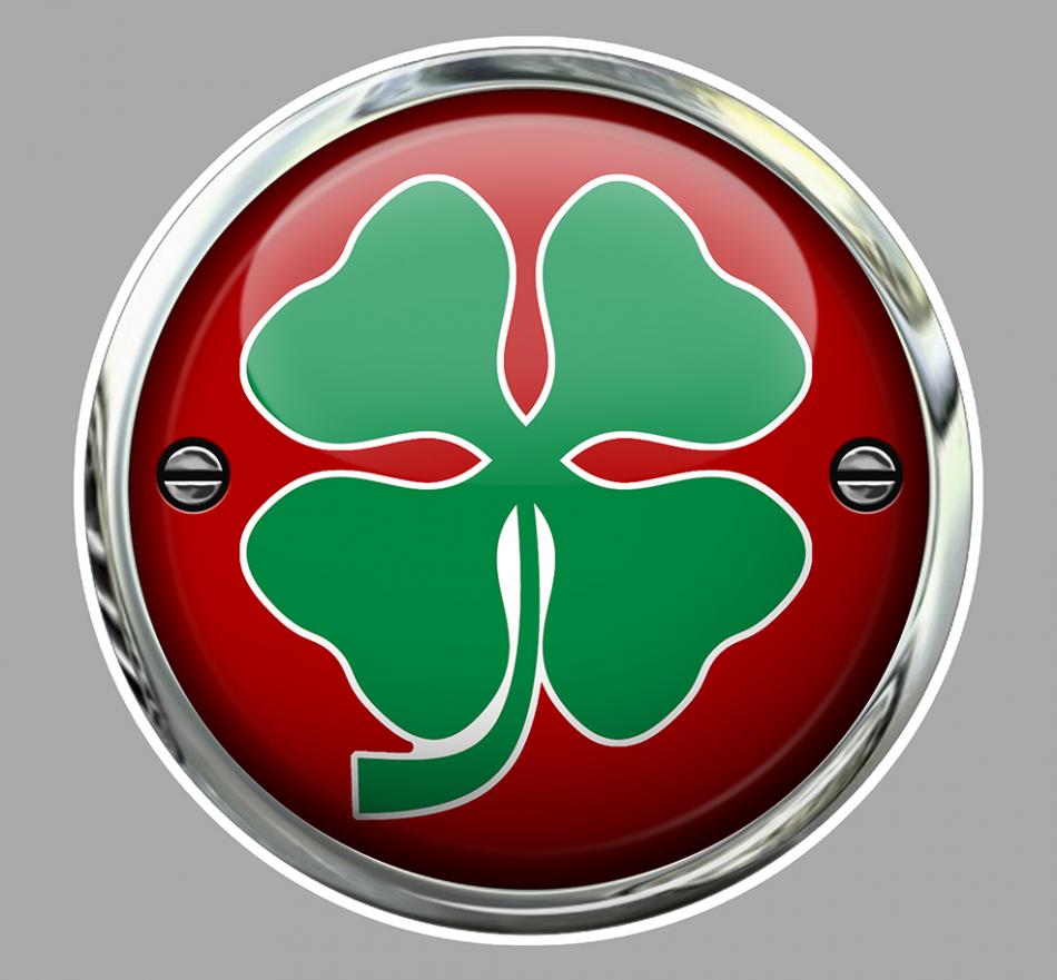 Sticker TREFLE QUADRIFOLIO ALFA ROMEO TA099 : Couleur Course