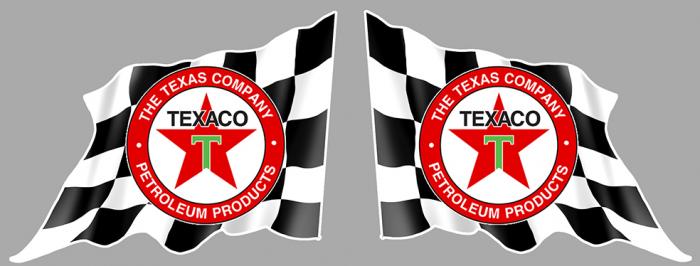 Sticker TEXACO : Couleur Course