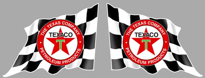 Sticker TEXACO : Couleur Course