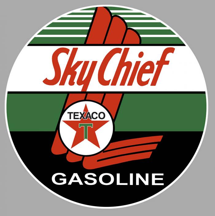 Sticker TEXACO SKY CHIEF : Couleur Course