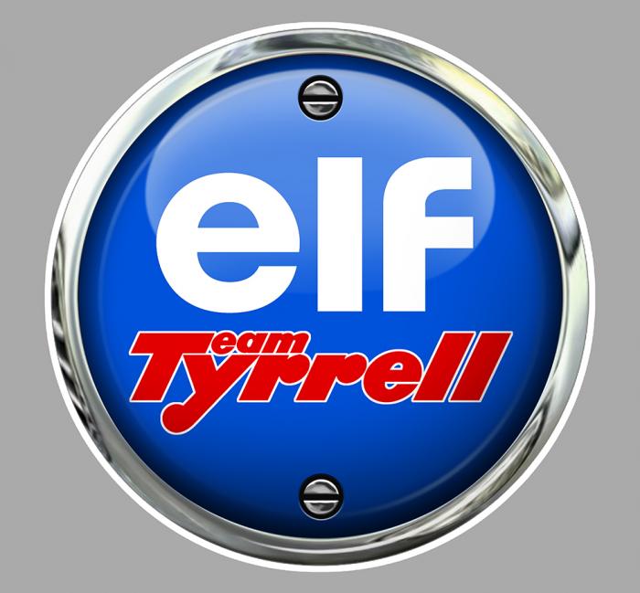 Sticker TYRRELL TEAM ELF : Couleur Course