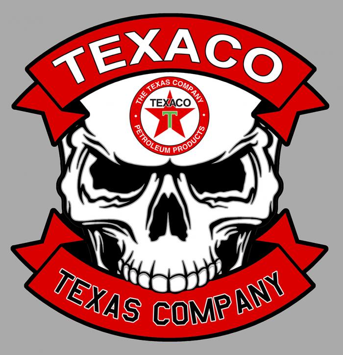 Sticker TEXACO  : Couleur Course