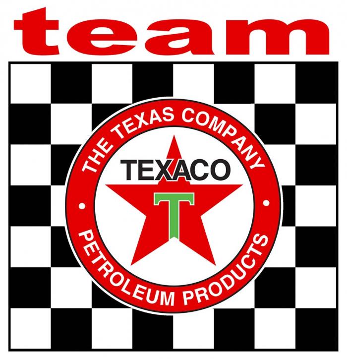 Sticker TEXACO TEAM : Couleur Course