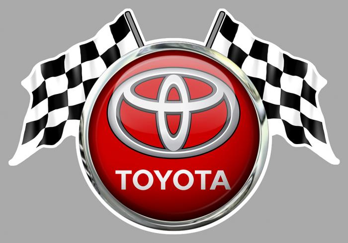 Sticker TOYOTA : Couleur Course