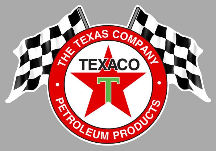 Sticker TEXACO : Couleur Course