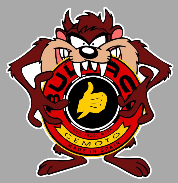 Sticker TAZ BULTACO : Couleur Course