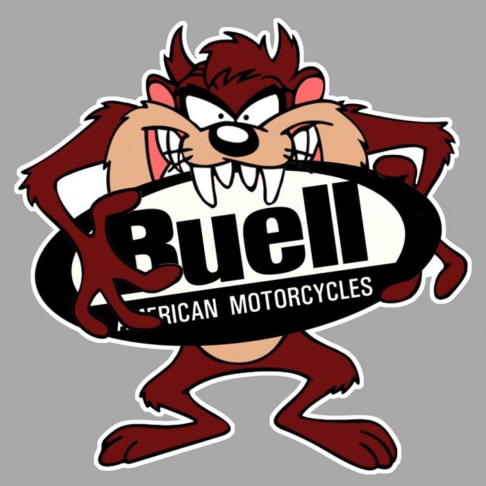 Sticker TAZ BUELL : Couleur Course