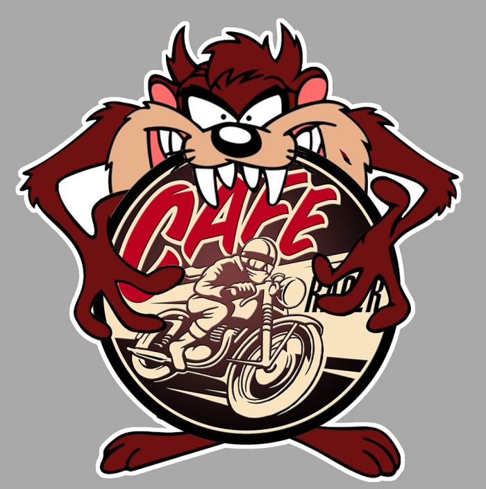 Sticker TAZ CAFE RACER : Couleur Course