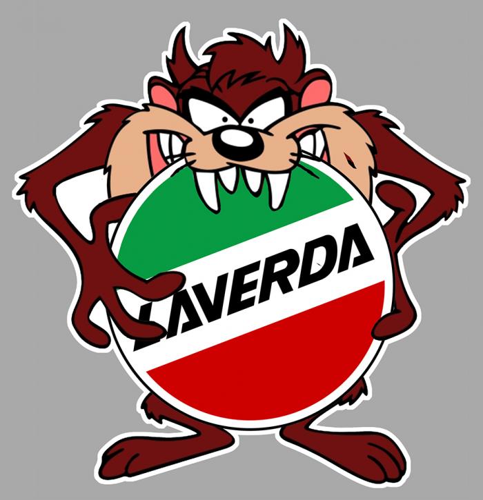 Sticker TAZ LAVERDA : Couleur Course