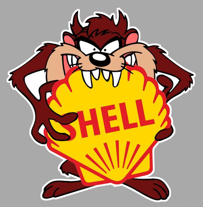 Sticker TAZ SHELL : Couleur Course