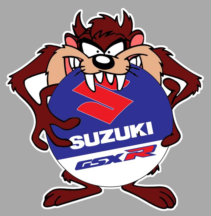 Sticker TAZ SUZUKI GSXR : Couleur Course