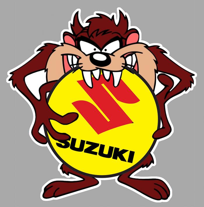 Sticker TAZ SUZUKI : Couleur Course