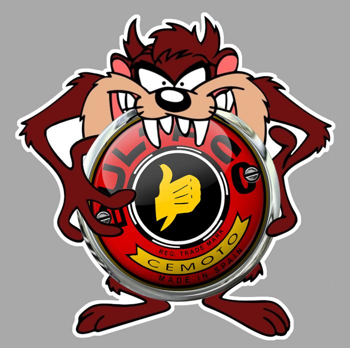 Sticker TAZ BULTACO : Couleur Course