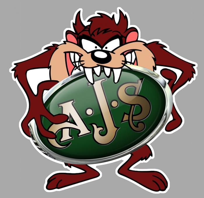 Sticker TAZ AJS : Couleur Course