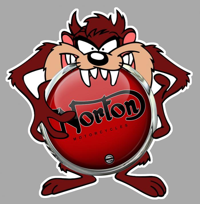 Sticker TAZ NORTON : Couleur Course