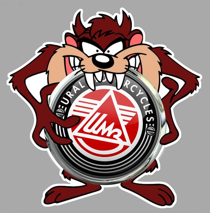 Sticker TAZ URAL : Couleur Course