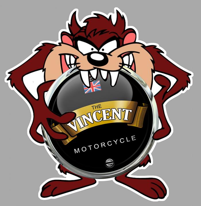 Sticker VINCENT TAZ : Couleur Course