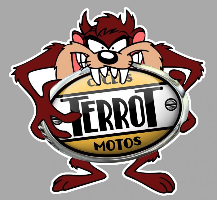 Sticker TAZ TERROT : Couleur Course