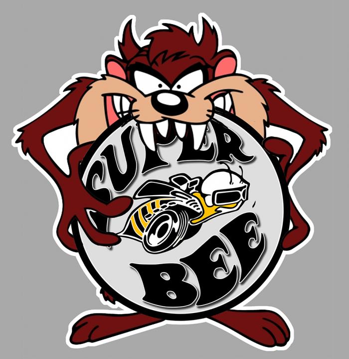 Sticker SUPER BEE TAZ : Couleur Course