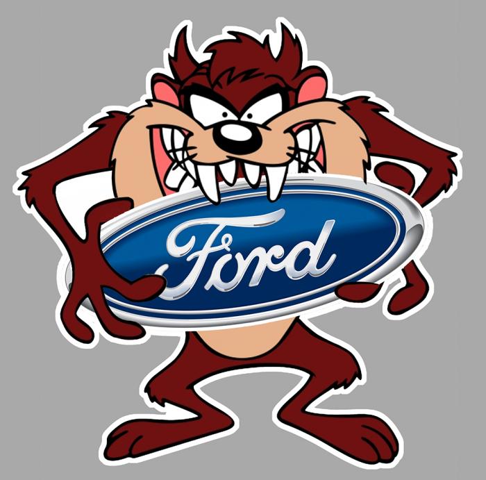 Sticker FORD TAZ : Couleur Course