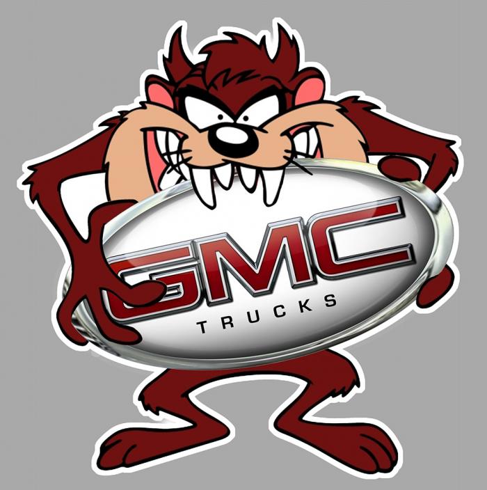 Sticker GMC TAZ : Couleur Course