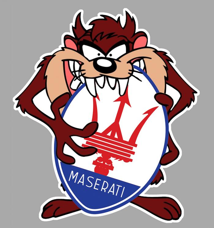 Sticker MASERATI TAZ : Couleur Course