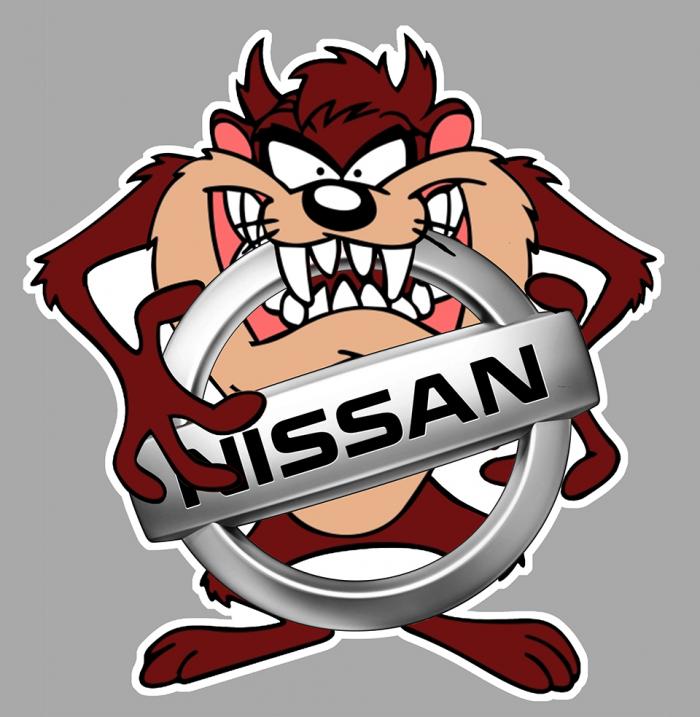 Sticker TAZ NISSAN : Couleur Course